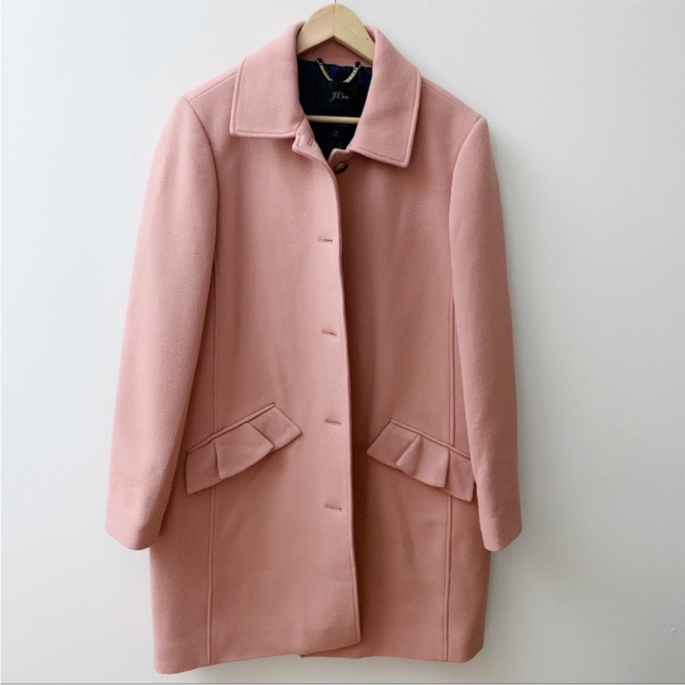 J. Crew Pink Coat in excellent condition 💝 - Picture 5 of 13